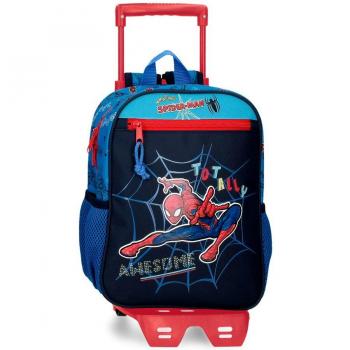 Mochila Infantil Spider-Man Totalmente Increíble 28 cm con Carro