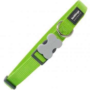 Red Dingo Classic Dog Collar (Lime Green) - 15mm