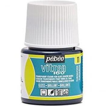 Turquoise Glimmer Glass Coat by Pebeo – 45 mL