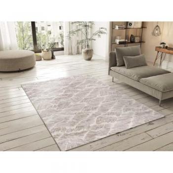 Tapis intérieur abstrait beige 200x290 cm