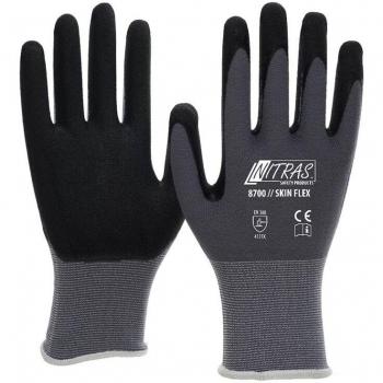Guanti elasticizzati NITRAS SKIN FLEX Grigio Tg. 9