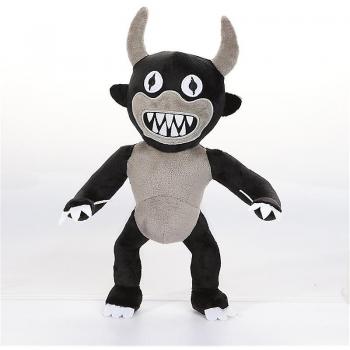 Muñeco de Peluche Puertas de la Figura Amigos Arcoíris Vaca Negra