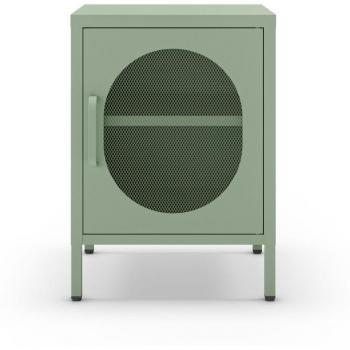 Comodino Metallo Diora Green Mint con Anno Retrattile