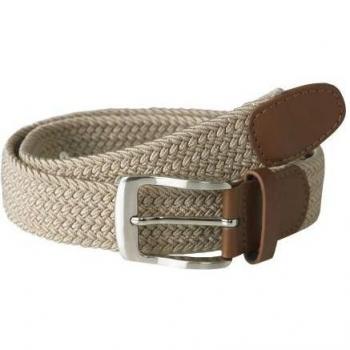 Cinto trenzado elástico Duke Frank tamaño King para hombre