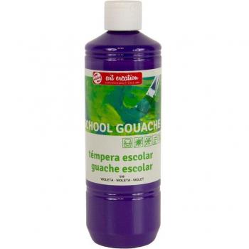 Bote de Témpera Escolar de 500 ml Art Creation Violeta