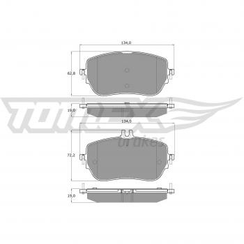 TOMEX brakes TX 19-90 Bremsbeläge