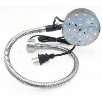 660mm Flexible Gooseneck LED Lamp, Magnetic Base, 24 LEDs, 220V, 10W