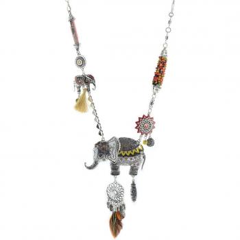 Collar Lilipoupettes Elefante Naranja