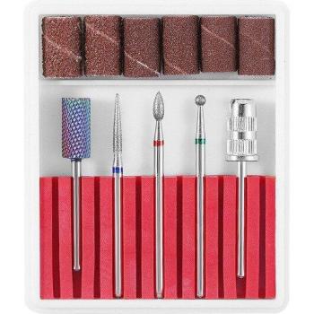 Tungsten Steel Alloy Nail Drill Bits 5 Pcs Set