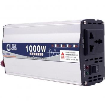 600W 1000W Pure Sine Wave Power Inverter for Car 12V 24V to 220V