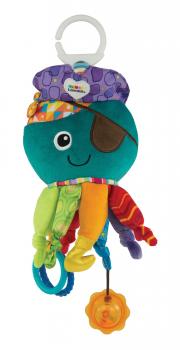 LAMAZE Captain Calamari Clip & Go Pram Baby Toys 0-6 Months