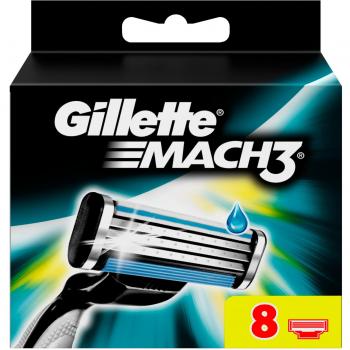 Gillette Mach3 Lames de Rasoir pour Homme 8 unités