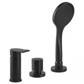 Gessi - Emporio Via Manzoni Mélangeur 3 Trous pour Bain et Douche