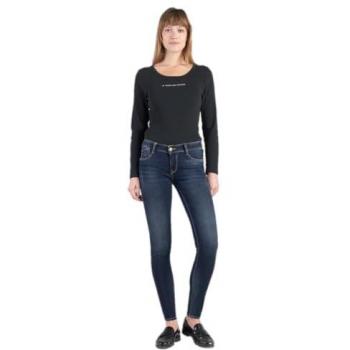 Jeans push-up slim PULP 7/8ème bleu en coton Joy
