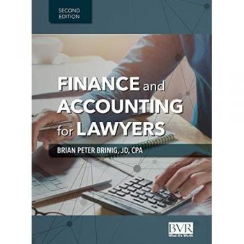 Finance and Accounting for Lawyers 2nd Edition