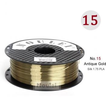 Noulei Silk PLA Bronze 3D Printer Filament - Antique Gold Rose Gold, 1KG, 1.75mm