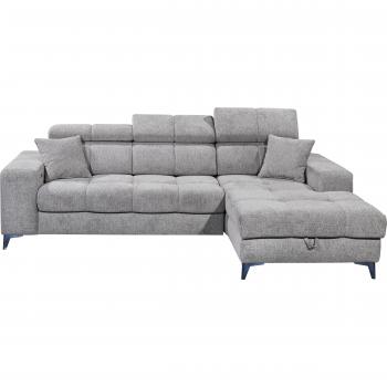 Ecksofa „Sydney L‑Form“ – 268 cm × 86 cm × 172 cm, taupe Grau