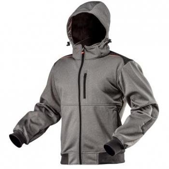 Chaqueta de trabajo softshell impermeable con capucha XXXL