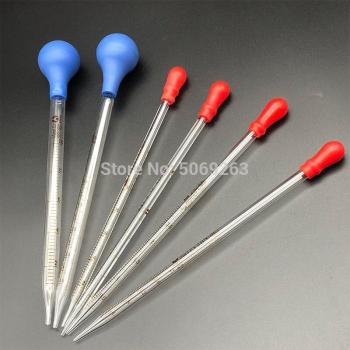 Absolvierte Glas‑Transferpipette 0,5–10 ml – ergonomischer Gummikopf