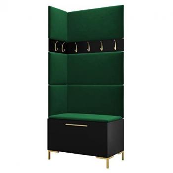 Tivsoa Corridoio Nero 196x84x46 cm Set