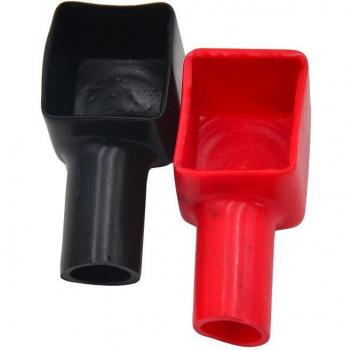 Capuchons de batterie voiture rouge et noir