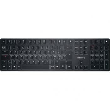 CHERRY KW X ULP - Tastatur - kabellos - hintergrundbeleuchtet - QWERTY - Schwarz