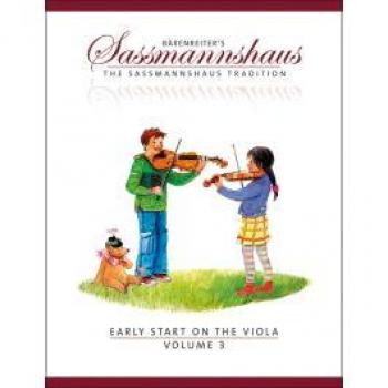 Méthodes et pédagogie BARENREITER SASSMANNSHAUS EGON & KURT - EARLY START ON THE VIOLA VOL.3 Alto