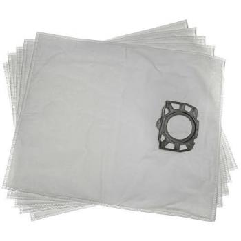 Vhbw 5x Vacuum Cleaner Bags for Kärcher KA 40, KWD 1, MV 3, KWD 2, KWD 3 Series, MV 2, Microfleece, 53 cm x 44 cm, White
