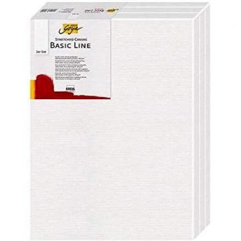 Kreul Solo Goya Stretched Canvas Basic Line Keilrahmen 3er Set