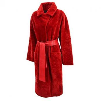 Hollert Wende-Lammfelljacke Shearling VO-02 Rot Größe M