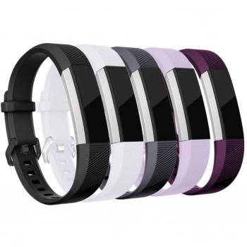 Bande de Remplacement TPU Réglable HUMENN pour Fitbit Alta HR