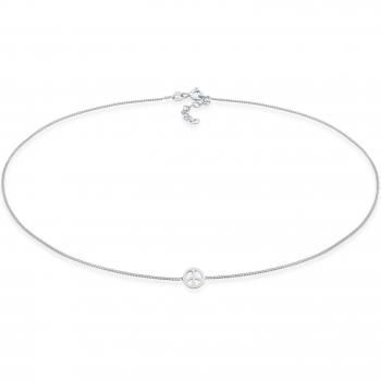 Choker Pace in Argento Sterling 925