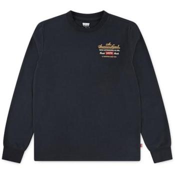 Levi's Langarmshirt Schwarzes Legendäres Logo