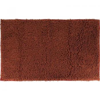 Tapis de salle de bain en Microfibre Chenille Cuivre 50x80