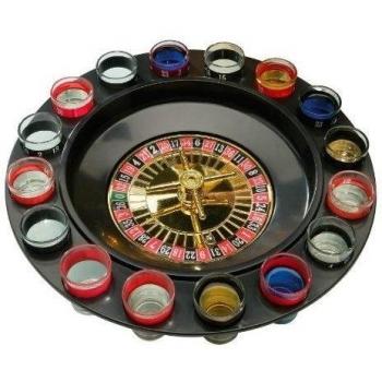 16 Shot Glass Roulette Party Game