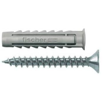 Fischer - Blister de 18 Queues en Nylon SX Plus + Vis 8x40mm