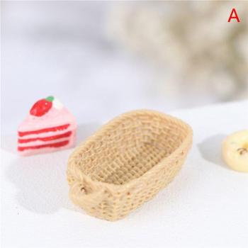 1:12 Dollhouse Mini Resin Food Storage Basket