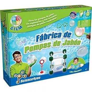 Science4you Fábrica de Pompas de Jabón Multicolor