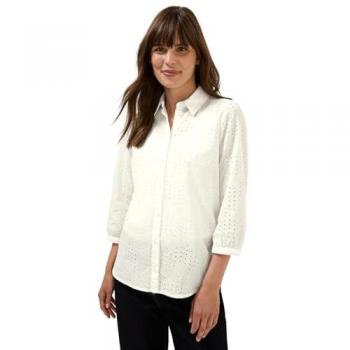 Chemisier Blanc avec Broderie Cecil Femme Taille L