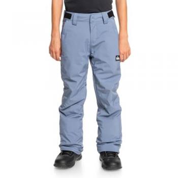 Pantaloni lunghi Quiksilver Estate blu chiaro e nero junior