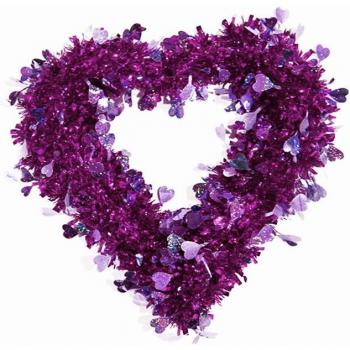 Couronnes décoratives en cœur pour mariage