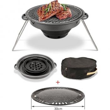 Campingmoon Stainless Steel BBQ Grill