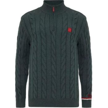 Pullover Moxx Paris Petrolio Rosso e Bianco