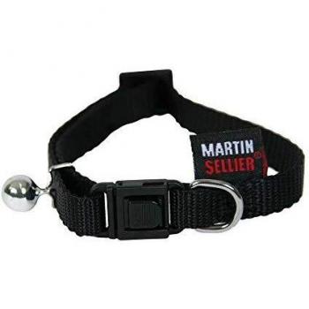 Reflecterende kattenhalsband zwart nylon
