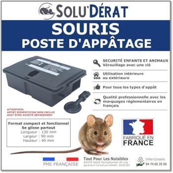 Station d'Appâtage Sans Risque pour Enfants et Animaux