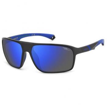 Blue‑Tinted Polaroid 7058S 64mm Polarized Shades for Men