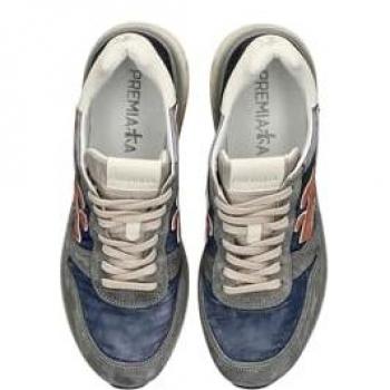 Premiata Low-Top Sneaker in Blau