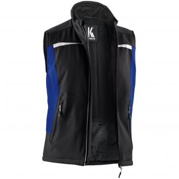 Veste Softshell Weather Dress Kübler 7041 Noir/Bleu Cornflower 4XL