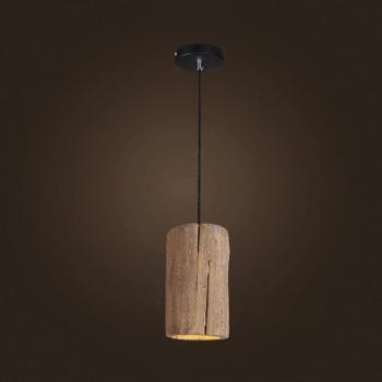 Lámpara Colgante de Techo, Iluminación Pendiente Geométrica Retra Vintage Decoración Industrial Materia Hormigón Altura Regulable 1x3W Bombilla (Incluida) Substituible para Casa Bar Hotel(cilindro)