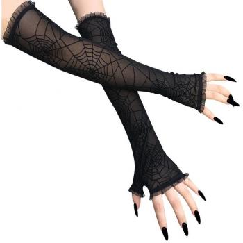 Accesorios Cosplay Guante Semi-Dedo Spider